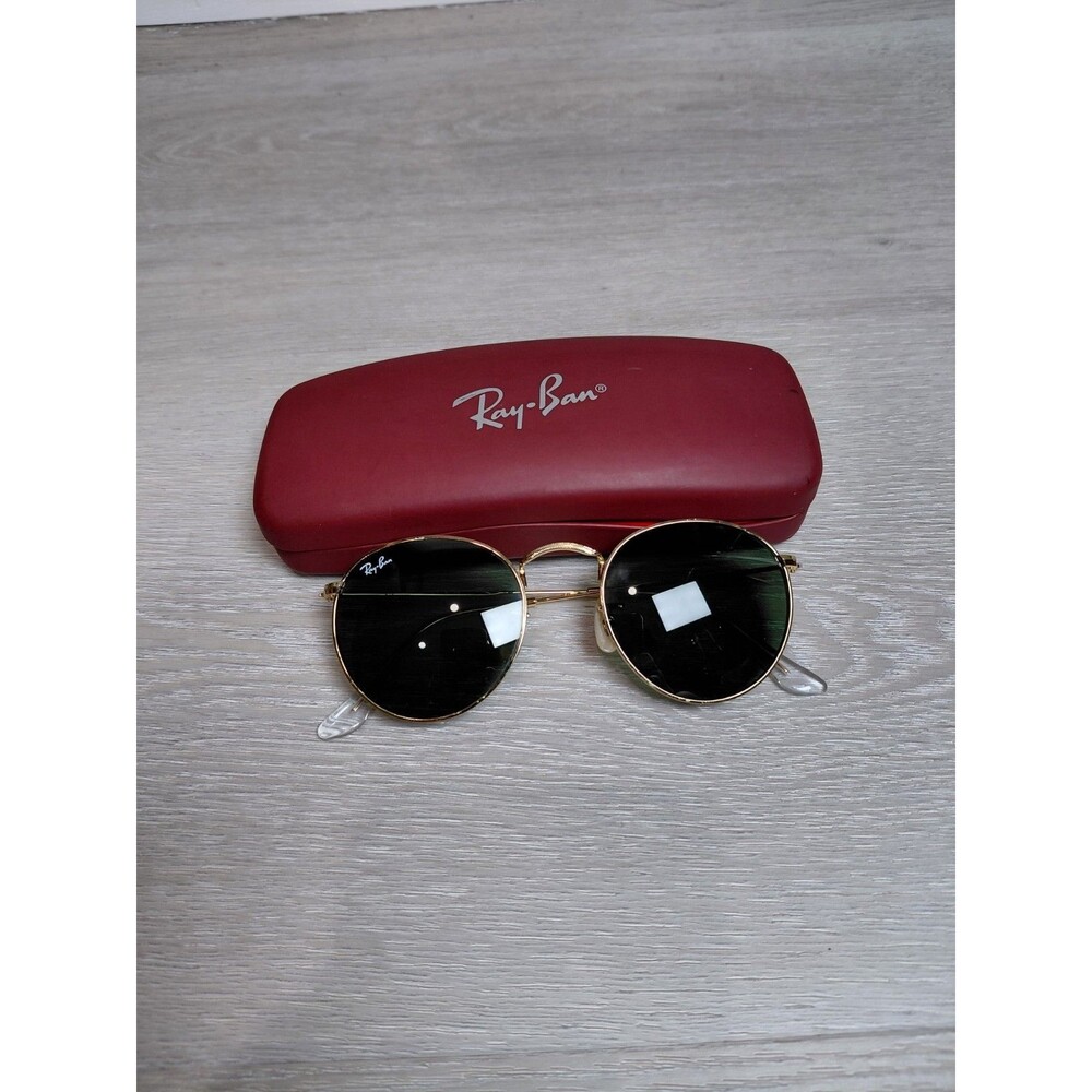 Ray-Ban RB3447 50-21 Women's Sunglasses Black Gold